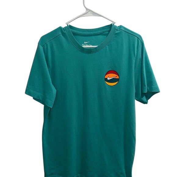 Nike Men's Dri-FIT Basketball Tee - Teal‎ - Size M - Picture 1 of 6